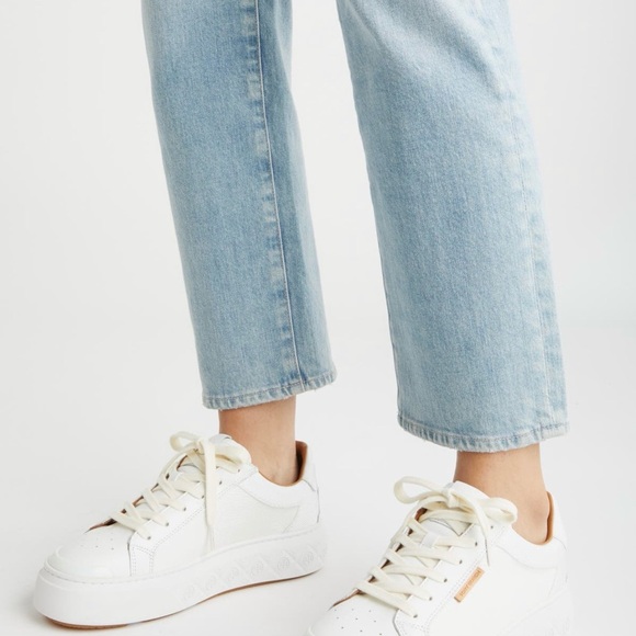 Tory Burch Ladybug White Sneakers | 8 - Picture 2 of 11